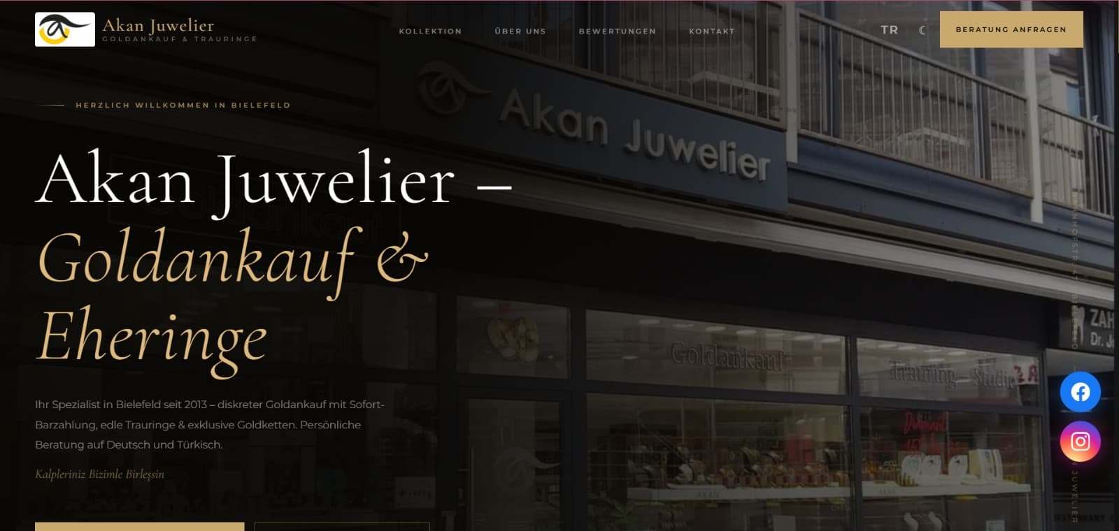 Akan Juwelier – Referenz Kundenpilot
